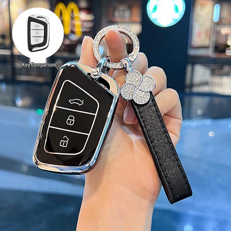 Чехол для ключа автомобиля JAC для Jiayue A5, X4, X7, iC5, iEVS4/7S/T8 и Ruifeng S4/S7/M6