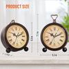 Ретро Батарейный Будильник Подвесные Механические Часы Настольные Кварцевые Часы Подарок на Новоселье