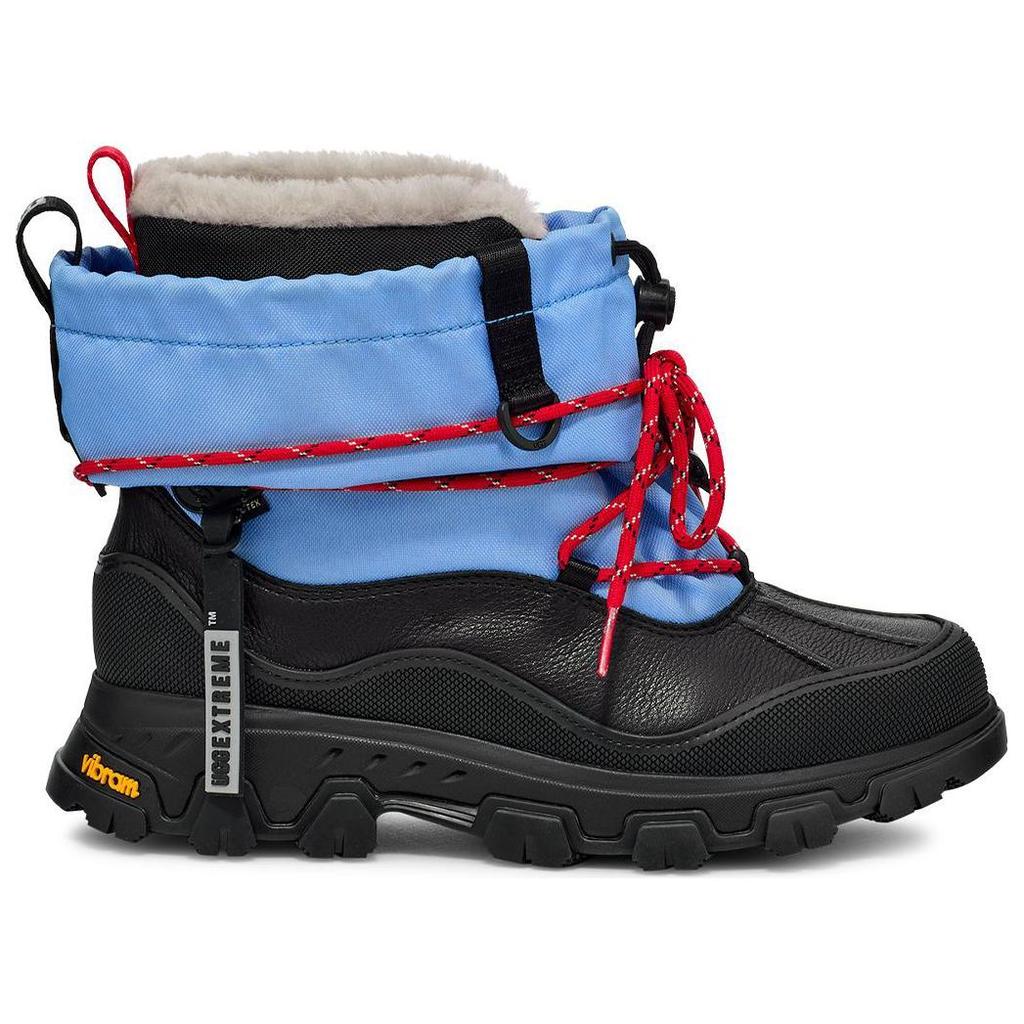 UGG Короткие уличные ботинки из коровьей кожи Женские Небесно-голубой/Черный 1161890-BKYB