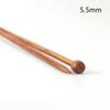 2 Pcs/Lot Wool Weaving Crochet Hook Bamboo Knitting Needle Single-end For Sweater