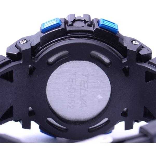 CREPHA TE-D052 Unisex Quartz Digital Wrist Watch TE-D052-BL TE-D052-SV Gift Casual Business Sports Student