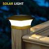 Solar Post Cap Light Outdoor Waterproof Solar Post Light Solar Powered Deck Fence Post Light for Garden Patio Porch Decoration