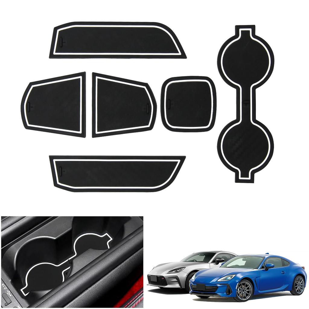 Резиновый коврик Subaru New BRZ Toyota GR86, Специальный дизайн, Тип BRZ ZD8, 2-е поколение,