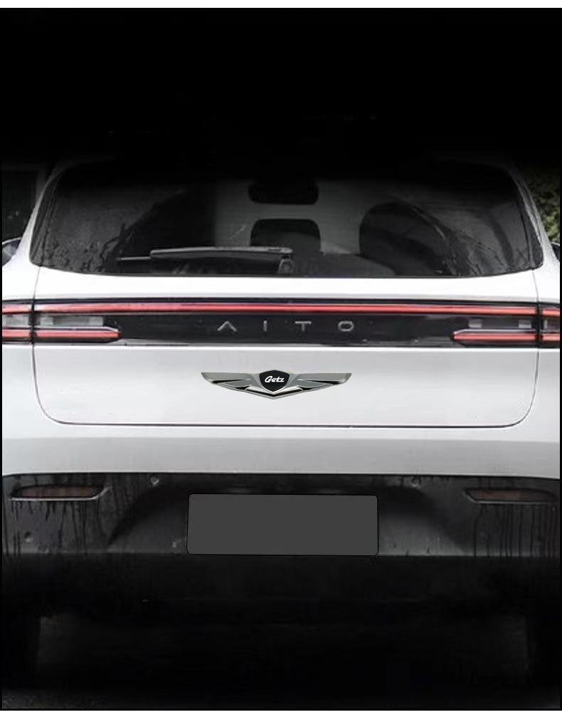 Car modification car stickers 3D metal badge hood decal high-end decorative stickers for HYUNDAI-GETZ With LOGO Car accessories TT36