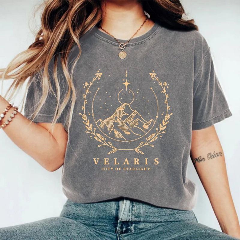 Женская летняя новая футболка с круглым вырезом и короткими рукавами из хлопка, стираная футболка Do Old Stars, удобная футболка