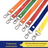 1.5cm Orange Custom ID Badge Keychain Lanyard