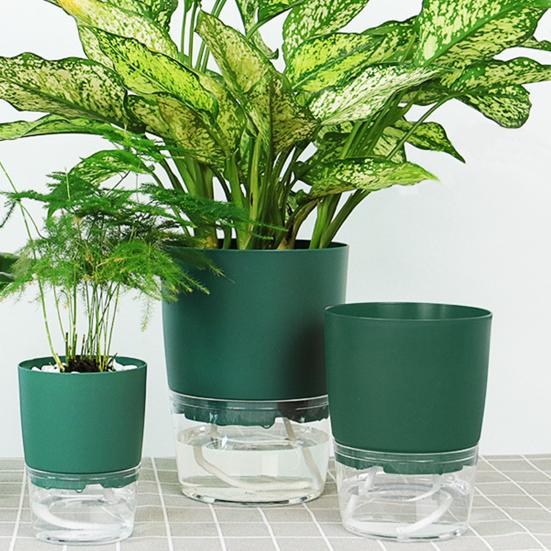 Цветочный горшок с автоматическим поливом, устойчивый к коррозии ПП, горшок для суккулентов для офиса