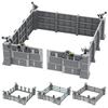 Игрушки-конструкторы MOC Модель Военная Совместимая С Базовой Крепостью Строительные Блоки Ограждающая Стена Орудийная Башня Оборона Страж