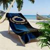 Club Brugge KV Logo Print Beach Towel, Large Soft Quick Dry Towel for Beach Camping Swimming