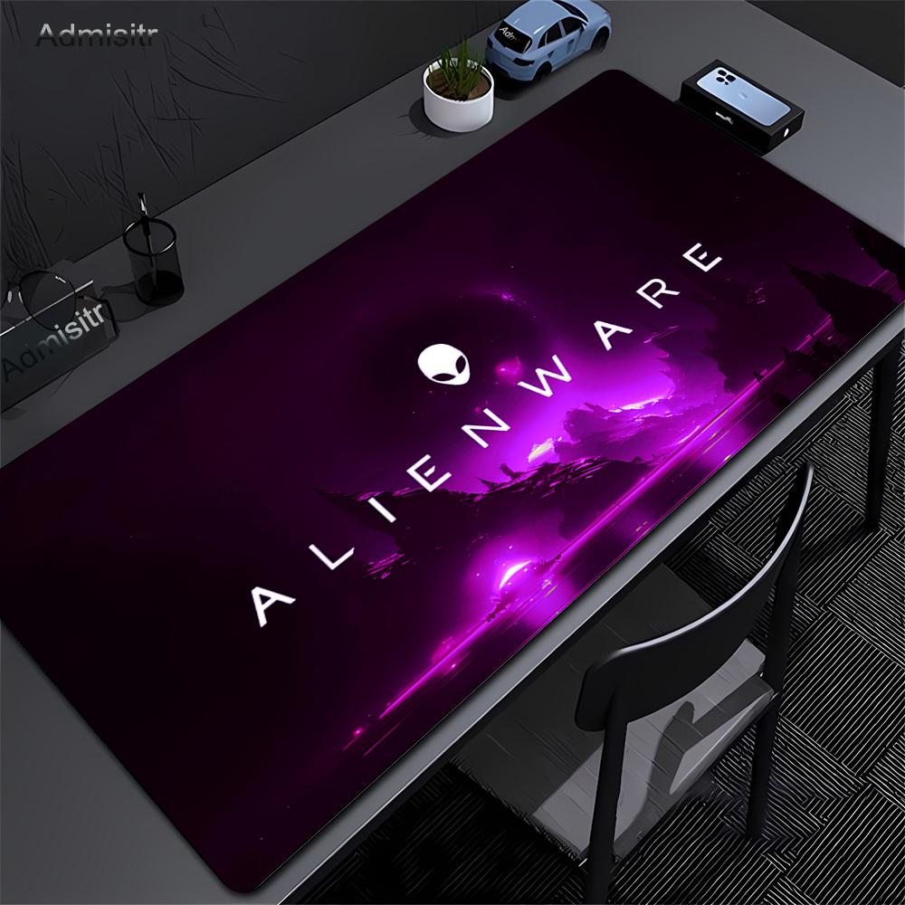 Большой коврик для мыши Alienware Игровые коврики для мыши Большие коврики для стола с аниме Нескользящий резиновый коврик для мыши Большие коврики для клавиатуры с заблокированным краем
