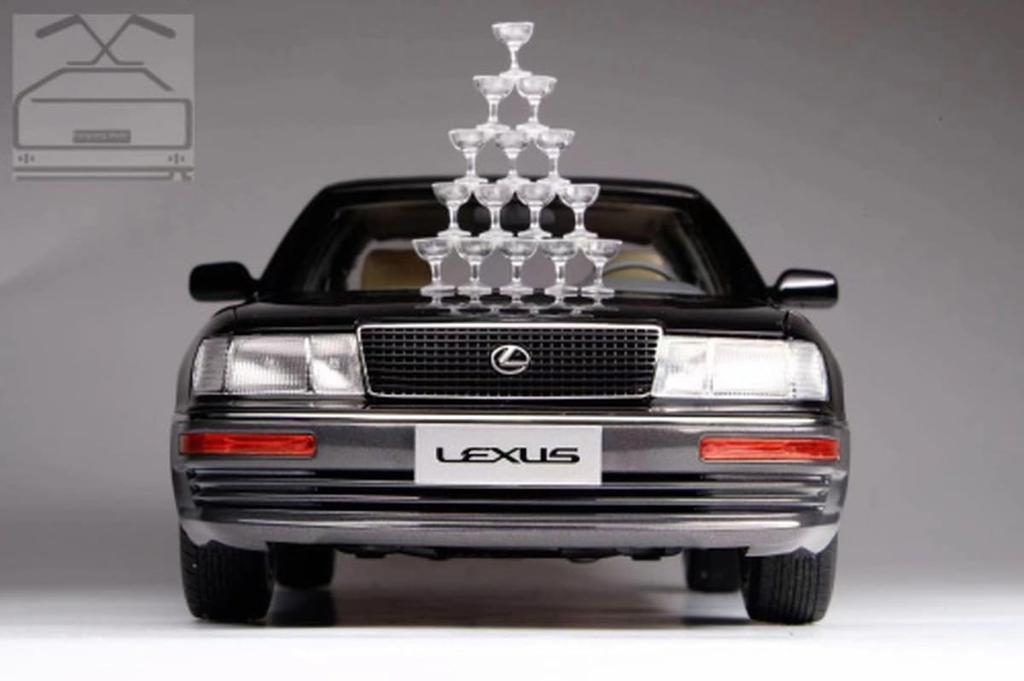 FREESTYLE XiaoGuang MODEL 1/18 Scale Lexus LS400 1993 Black Finished Product 8230811B