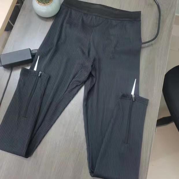 Мужские модные быстросохнущие ребристые фитнес-штаны - Универсальные, дышащие, свободного кроя для лета