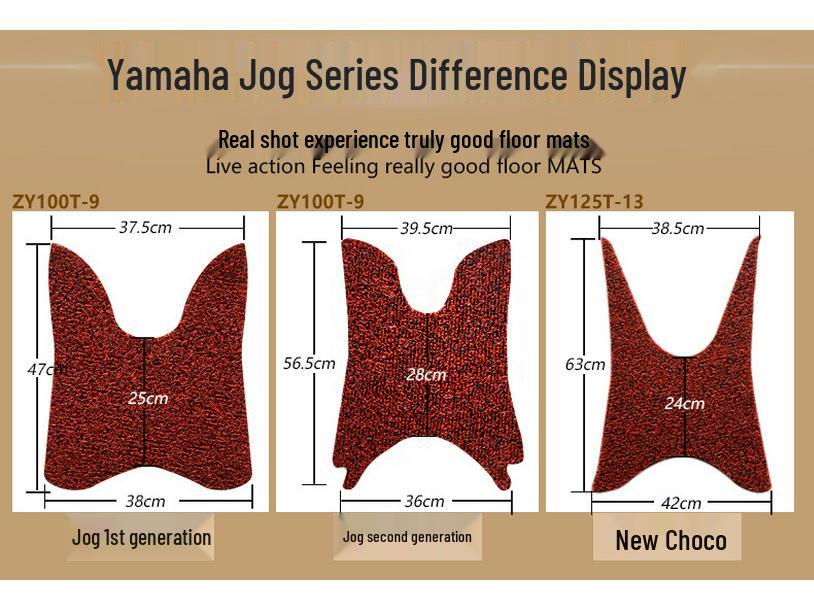 Compatible with Yamaha Qiaoge Gen 1 ZY100T-9 JOG Motorcycle Foot Pedal Wire Loop Pad