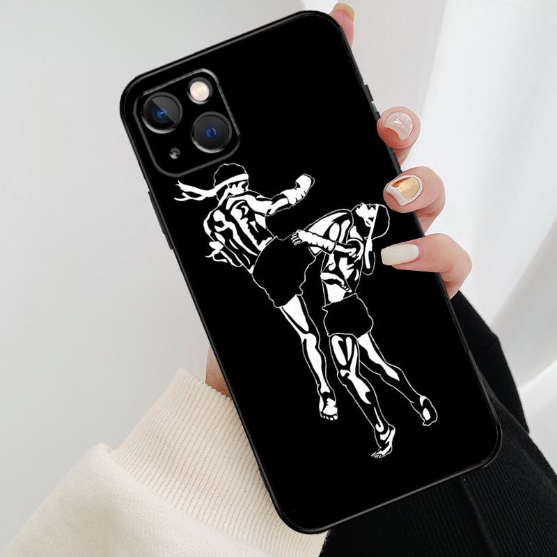 Чехол для телефона Бокс Муай Тай Бой Для iPhone 13 12 11 14 15 16 Pro Max Mini X XS Max XR Plus Чехол Задняя крышка