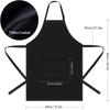 Fashion Kitchen Aprons Woman Men Chef Work Apron for Grill Restaurant Bar Shop Cafes Beauty Nails Studios Uniform Household 2025