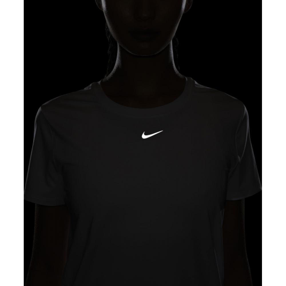 Nike Один классический топ с коротким рукавом Dry Fit W белый черный Fn2799 100