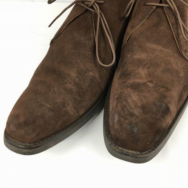 Finsbury Ботинки чукка из замшевой кожи Goodyear Welted темно-коричневые размер 11 29.5(ИСПОЛЬЗОВАЛ)