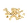50 WOODEN SQUARE BEADS - 10X3.3 MM - JEWELRY