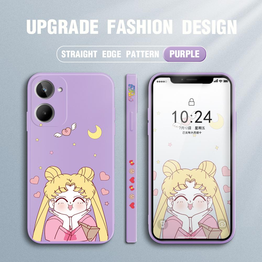 Чехол для телефона с милой мультяшной милой девушкой для iPhone 15 14 13 12 11 Samsung Galaxy S23 S22 A52 A52S, мягкий квадратный жидкий силиконовый чехол с полной защитой