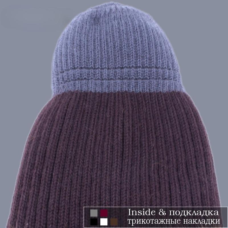 Женские зимние меховые шапки Натуральный мех кролика рекс Помпон Вязаная Теплая Эластичная Модная Пушистая Толстая Уличная Настоящая Шапка из Натурального Меха