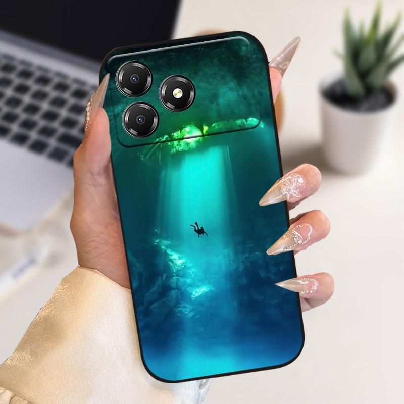 Чехол для телефона ZTE Blade A36 BladeA36 Модный Мультяшный Мягкий Силиконовый Задний Чехол из ТПУ Для Nubia A36 4G Z2472 Защитная Крышка для Камеры