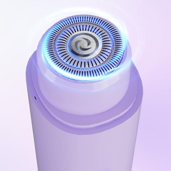 Женская электробритва с двумя головками, USB-перезаряжаемая, водонепроницаемая, портативная, для лица, тела, зоны бикини, рук, ног, эпилятор, бритва, триммер