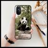 Супер милый прозрачный чехол для телефона с пандой для Huawei Honor 20 10 9 8A 7 5T X Pro Lite 5G черный чехол Etui Hoesjes комикс модный дизайн