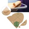 Hand Made Leather Template Set Transparent Acrylic  Mouse Case Craft Tool