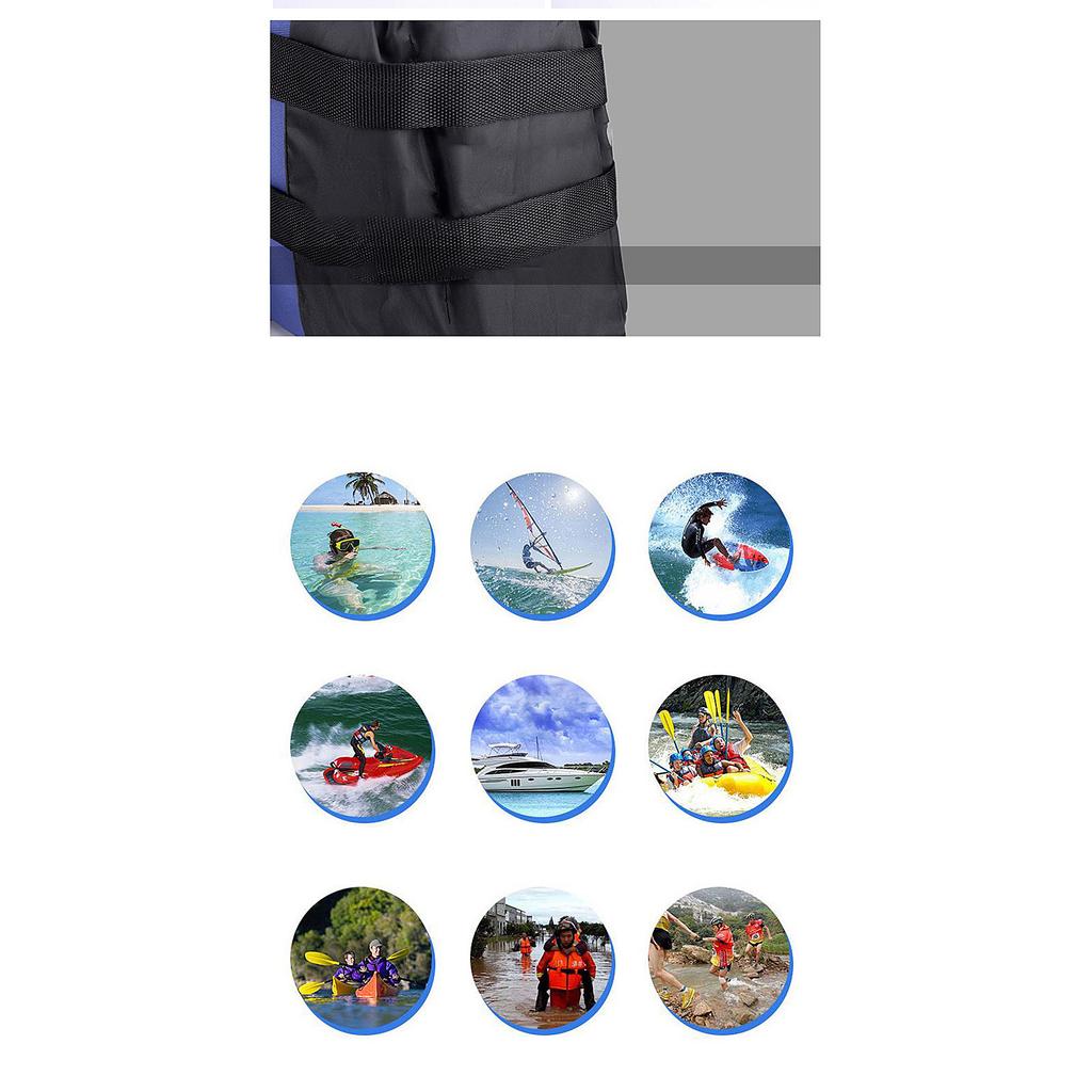 Adults Aid Vest Oxford Cloth Buoyancy Fishing Watersport Life Jacket Summer Vest Adult Life Jacket