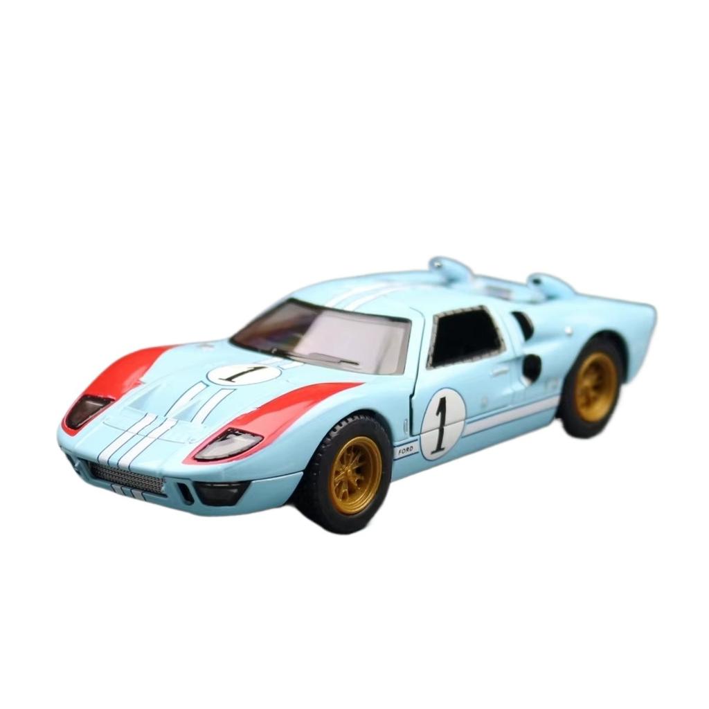 Модель игрушечной машины 1/32 масштаб 1966 Ford GT40 MKII Racing Rally литой сплав миниатюрный автомобиль коллекция подарок для детей мальчик