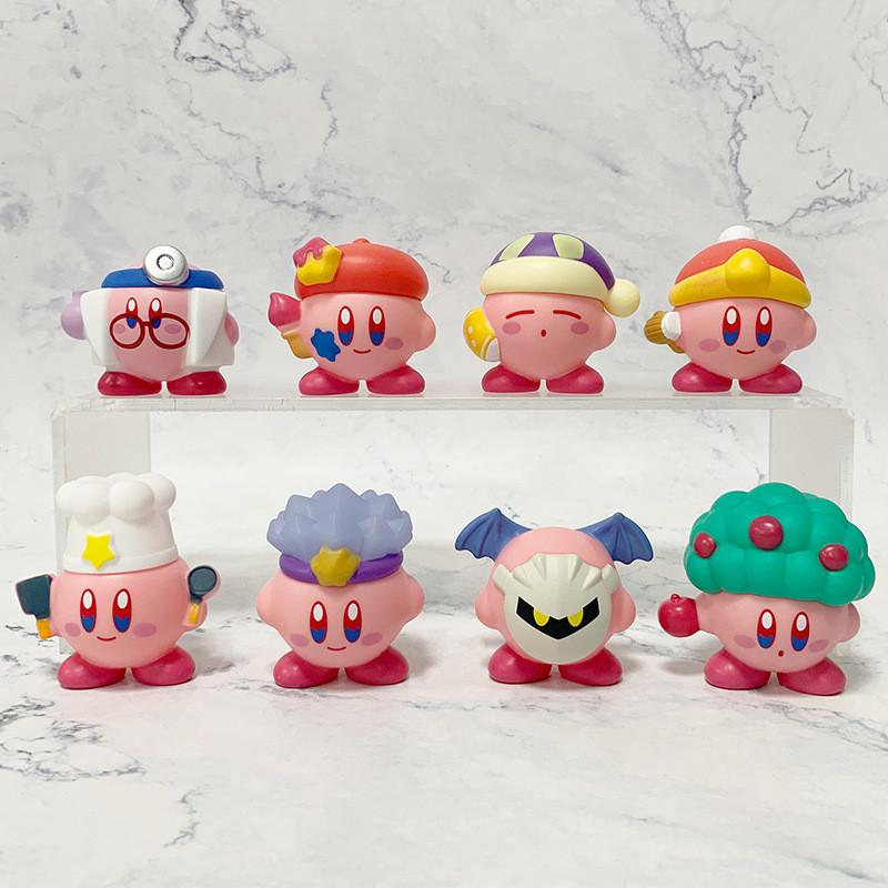 Витрина для демонстрации игрушечных моделей из франшизы Kirby из прочного ПВХ для декора рабочего стола