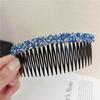 20 Teeth Full Rhinestone Broken Hairpin Hair Comb Hairpins Women Shiny Elegant Combs Hair Clips Fashion Hair Styling Accessories