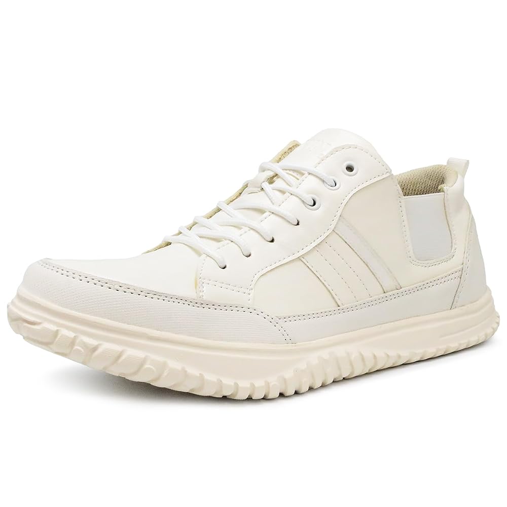 Edwin Men's Sneakers, Casual Shoes, Wide Fit (4E), Side Gore, High Cushioning, Comfortable, Shock