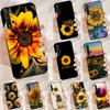 Красивый Желтый Подсолнух Для Huawei Nova 12i 12s 7i 8i 11i 9 10 SE Y90 Y60 Y70 Y72 Y61 Y91 P30 P40 Lite P60 Pro Чехол