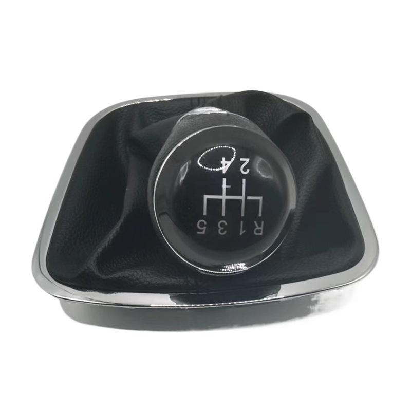 Кожаная ручка переключения передач с пыльником для Volkswagen New POLO