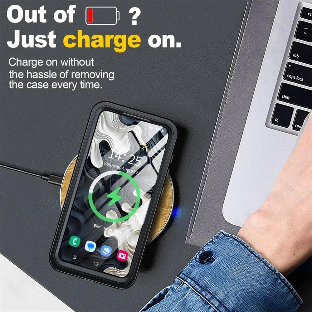 Ip68 Outdoor Waterproof Case For Samsung Galaxy S26 S25 S24 S23 S22 S21 Fe + Ultra Dust Shock Proof Underwater Certified Cover