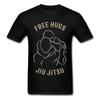 Ropa Hombre Мужская одежда Jiu Jitsu Free Hugs Графические футболки Смешные поговорки Футболка Fighter Футболка Judo Art Новинка Японский стиль Футболки