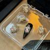 5 шт. Красочный цинковый сплав Цинковый сплав Украшение паук 3D Украшения для ногтей паук Хэллоуин