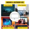 Tripod Projector Screen with Stand 110inch 16:9 4K HD Projection Screen Stand Wrinkle-Free Height Adjustable Portable Screen for Projector Indoor &