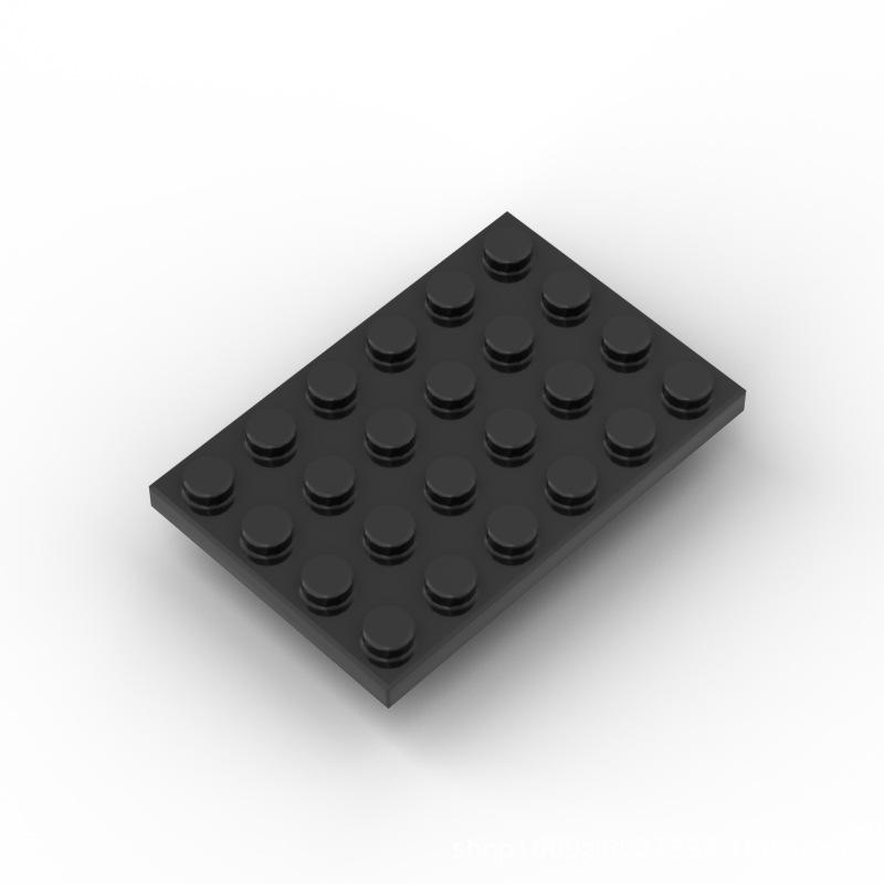 100 шт. Детали MOC 3032 Пластина 4 x 6 Совместимые Кирпичики DIY Сборка Строительные Блоки Частицы Детская Головоломка Развивающая Игрушка Подарок на День Рождения