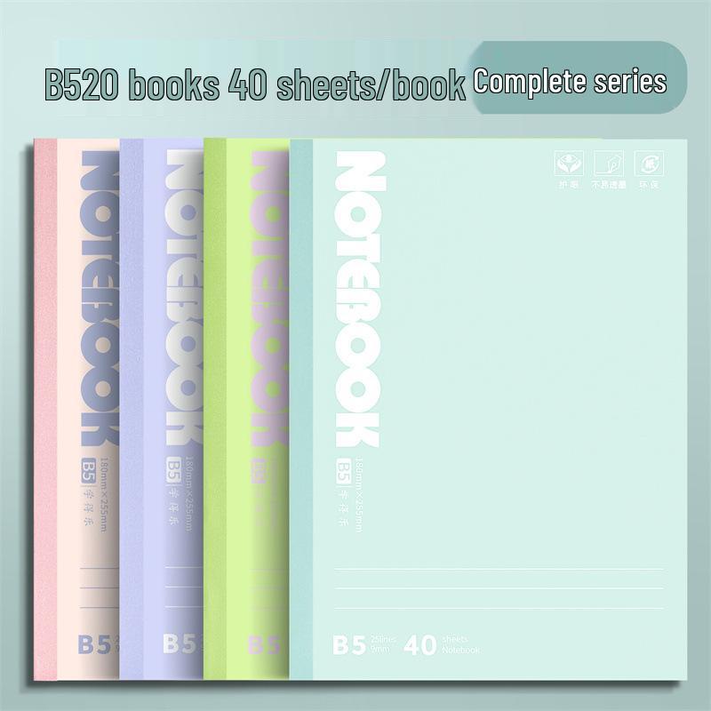 Яркий блокнот в стиле Color Block формата A5/B5 - Идеально для студентов, Мягкая обложка, Не просвечивает, Гладкое письмо