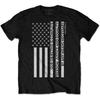 Malcolm X Freedom Flag T-Shirt Black New Unisex T-Shirt