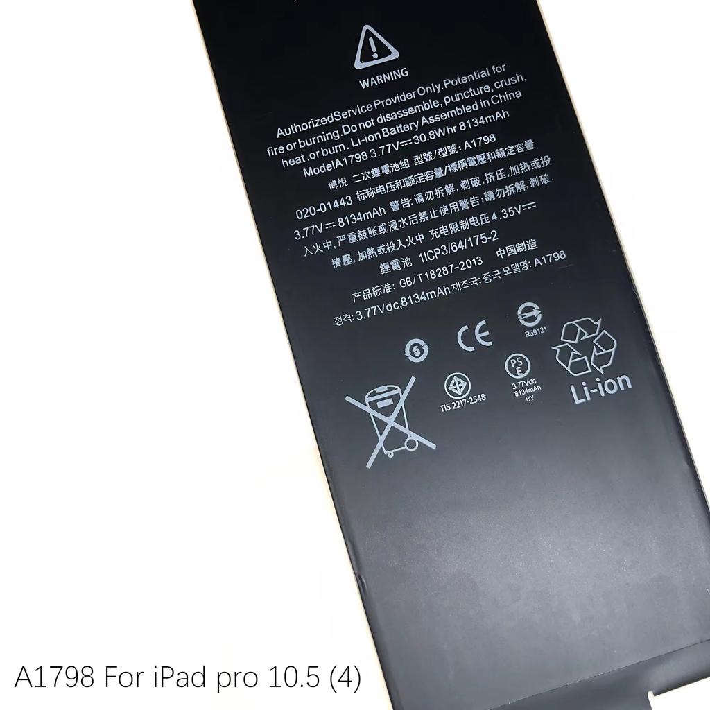 Battery For Ipad Pro 10.5 (1Gen) A1701 A1709 A1852 Apple 8134Mah Ti Chip