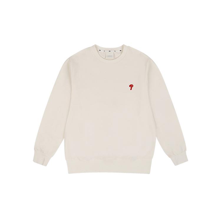 MLB Sweatshirts Unisex White Crew Neck Moderate Regular 31MT01011-10I