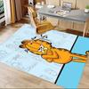 1pc Garfields Comic Strip Adventure Carpet for Playroom Bedroom Living Room Sofa Home Decor,kids Game Area Rug Non-slip Floor Mat Y72338
