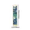 1 Pc Retro Floral Painting Metal Bookmark Hollow Bronzing Bookmark with Tassel Stationery Gifts for Book Club Reader