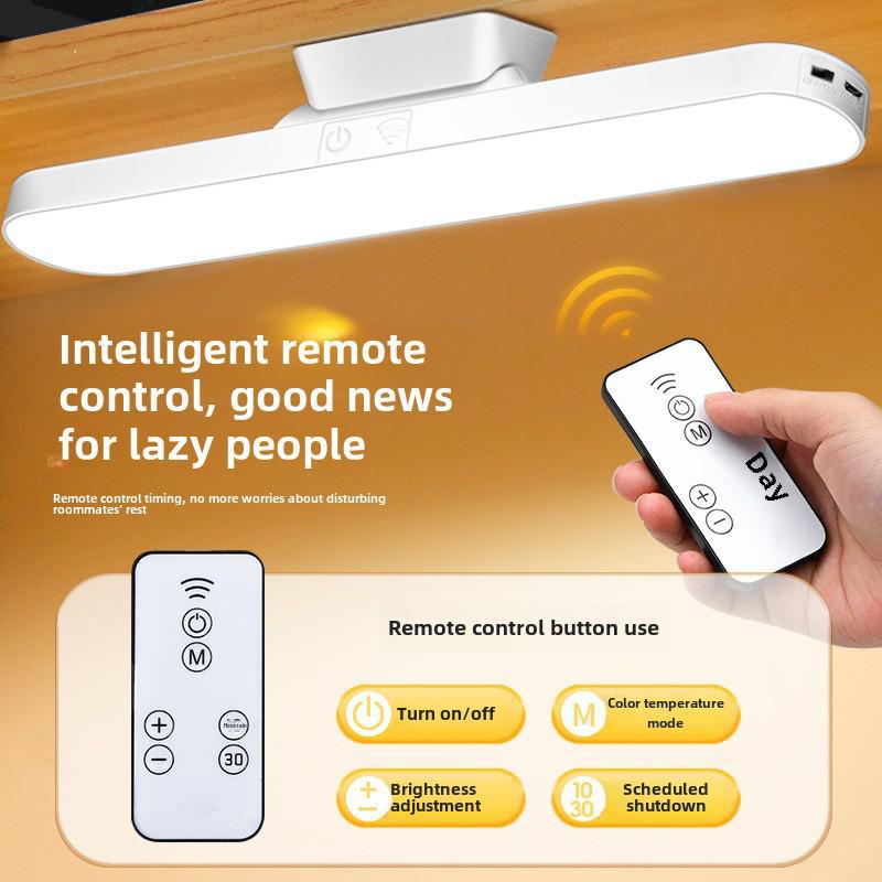 Светодиодная настольная лампа с зарядкой от USB, защитой глаз и магнитным ночником для студентов