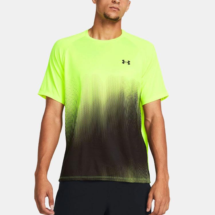 Under Armour Футболка мужская Высокая видимость Желтая 1377053-731