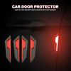 4PCS Car Door Edge Anti-Collision Strip Reflective Protection Guards Buffer Trim Protection Strip Protector Car Door Crash Bar
