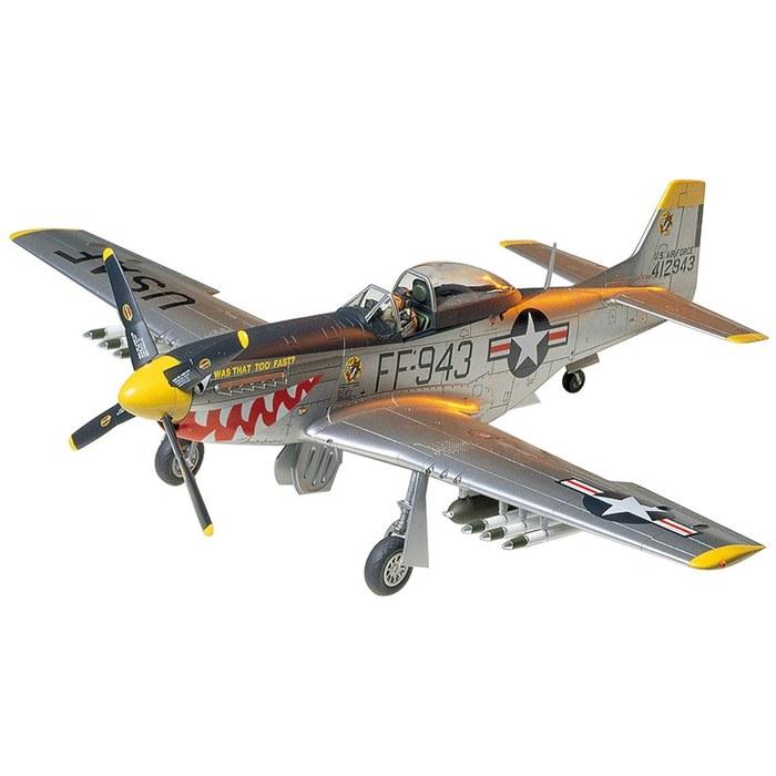 Tamiya 1/48 Masterpiece Series No.44 US Army North American F-51D Mustang Korean War 61044 (9.25 x 8.06 x 3.34 inches)